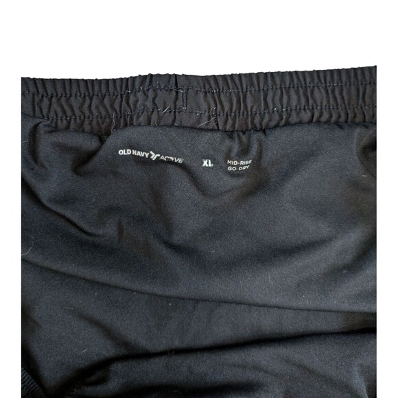 Old Navy Active Shorts Women's XL Black Elastic Waist Go Dry - Picture 2 of 3